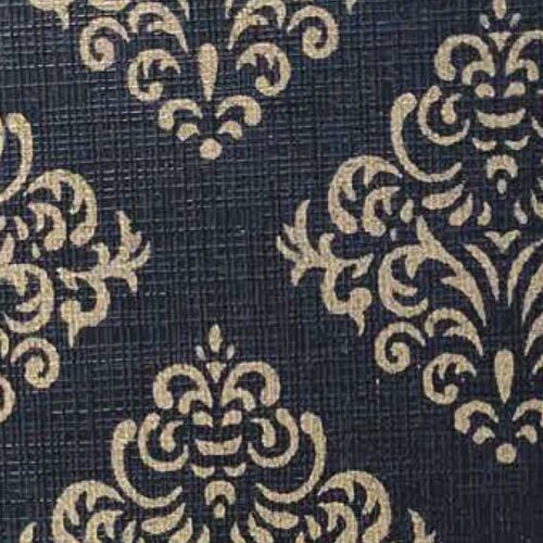 ART 528 A 123 Black Damask